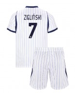 Inter Milan Piotr Zielinski #7 Venkovní dres pro děti 2026-27 Krátký Rukáv (+ trenýrky)